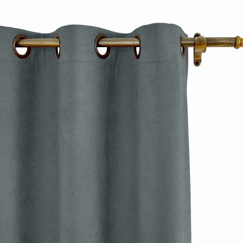 KANTE Polyester Cotton Drapery With Lining Curtains