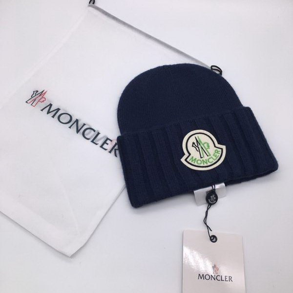 官网同步20秋季最新款-Moncler新款毛线针织帽子，专柜同步，冬季必备款