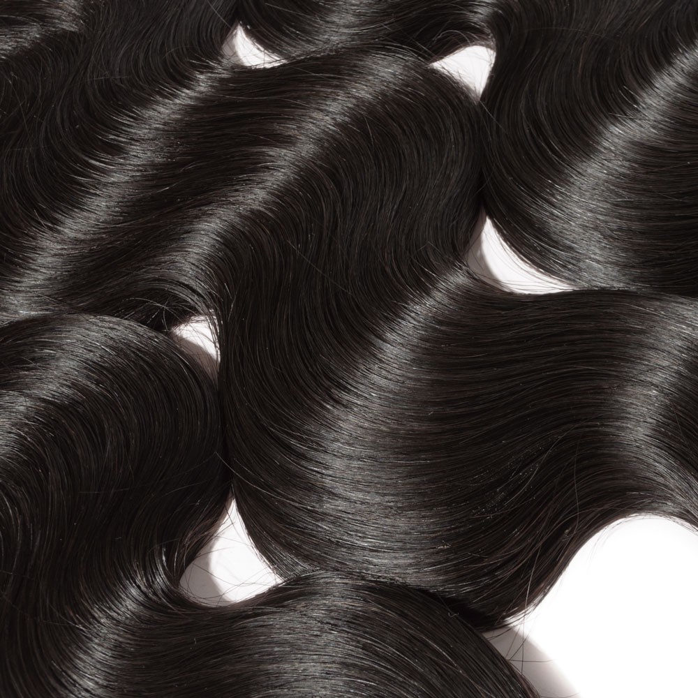 【Platinum 7A】3 Bundles Body Wavy 7A Malaysian Virgin Hair 300g With 4*4 Free Part Lace Closure