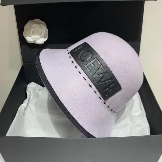 20冬季最新专柜款-罗意威LOEWE2020秋冬新款羊毛礼帽，圆顶盆帽，羊毛