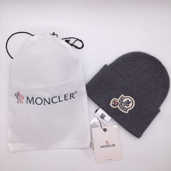 官网同步20秋季最新款-Moncler新款毛线针织帽子,专柜同步,冬季必备款