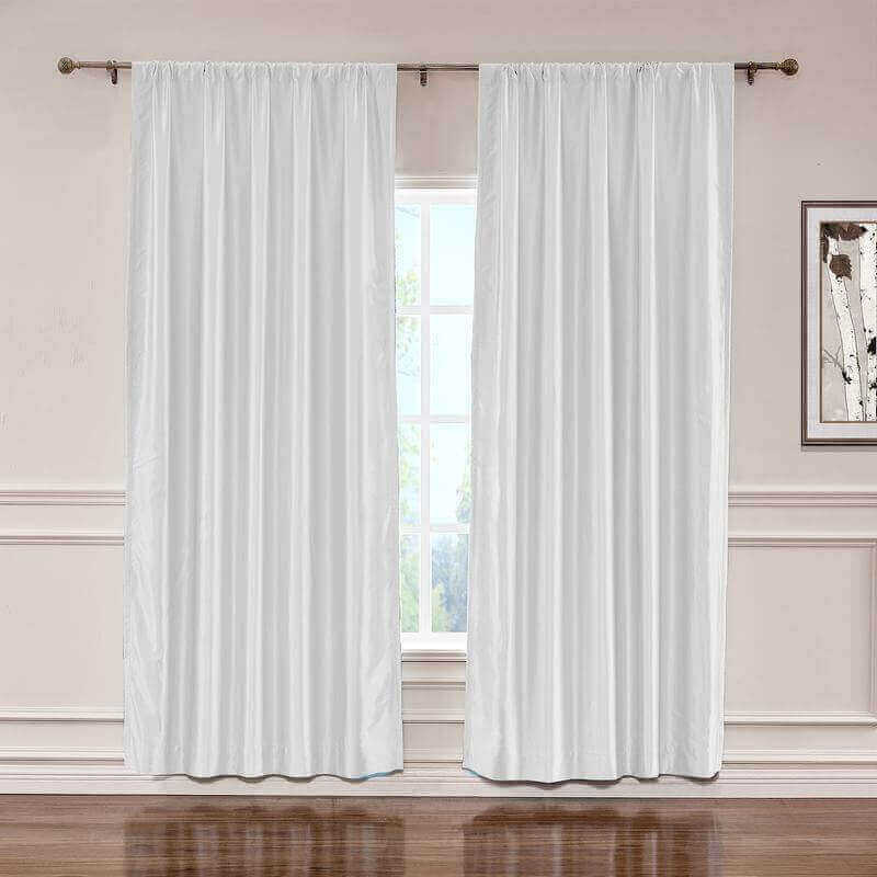 CUSTOM Lao Hang Zhou Egg White Polyester Cotton Curtain