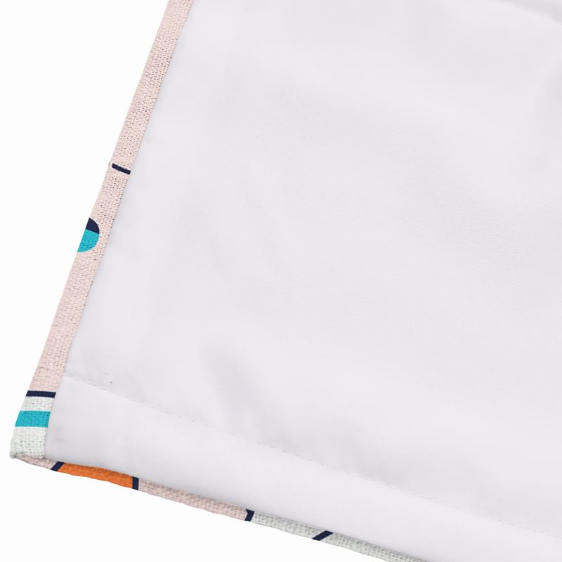 ALICE Nature Print Polyester Linen Roman Shade