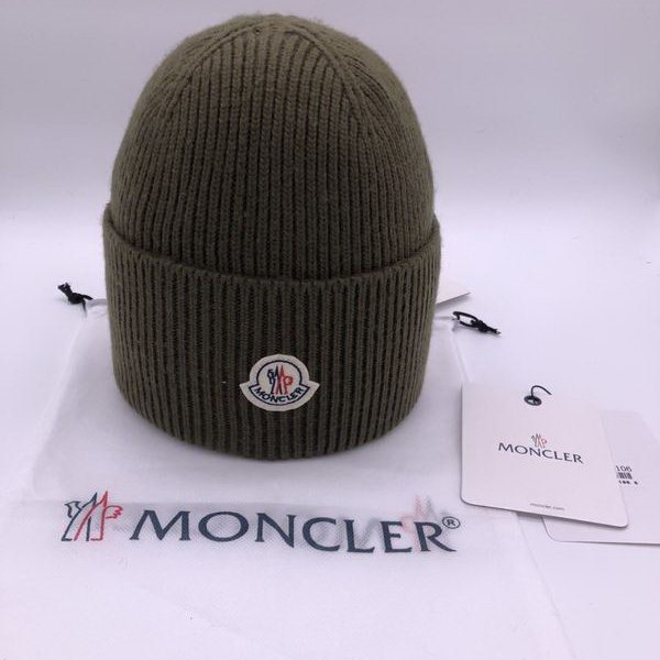 官网同步20秋季最新款-Moncler新款毛线针织帽子,专柜同步,冬季必备款