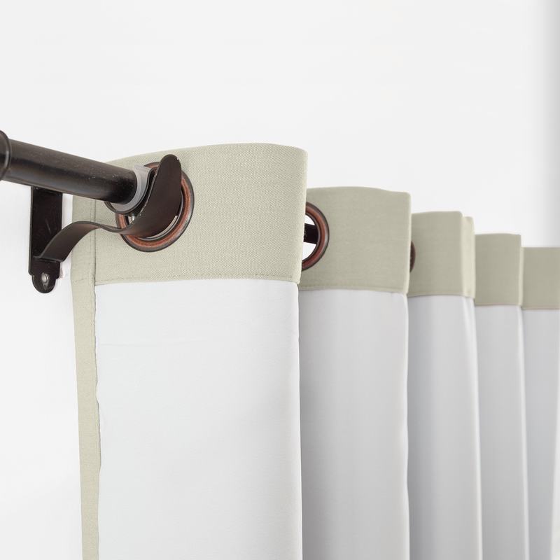 CUSTOM Capri Fog Blackout Curtains with Liner