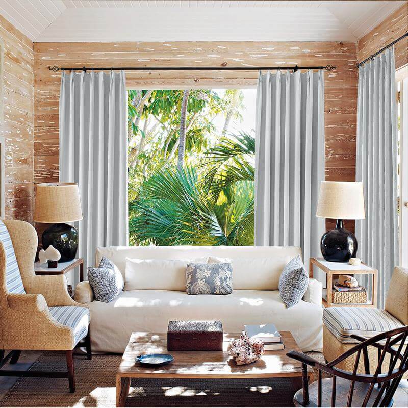 Jacquard Circle Bubble Wrinkle Blackout Curtain Drapery Bella