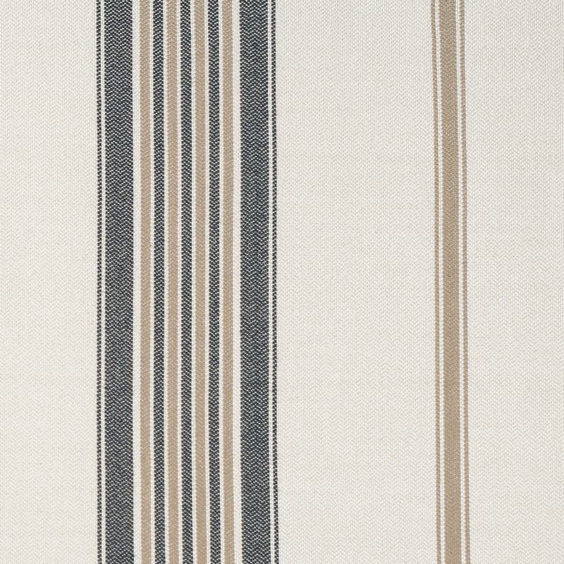 CALEB Stripe Polyester Cotton Room Darkening Roman Shade