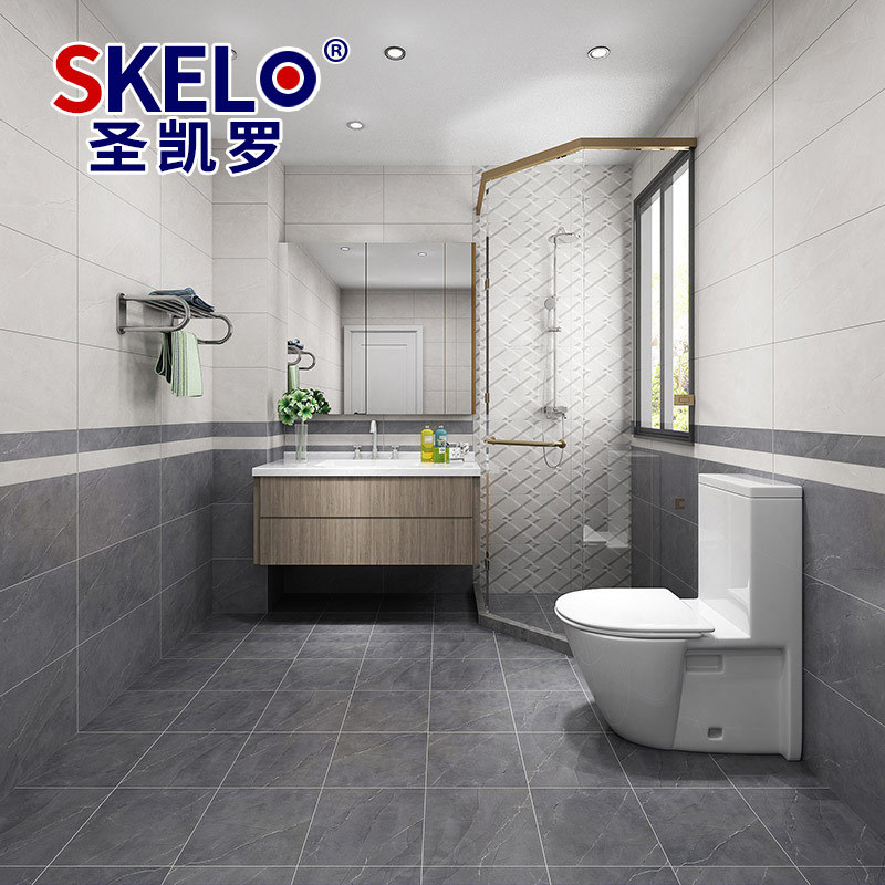 San Carlo simple modern bathroom tiles 300x600 kitchen wall tiles toilet balcony non-slip floor tiles