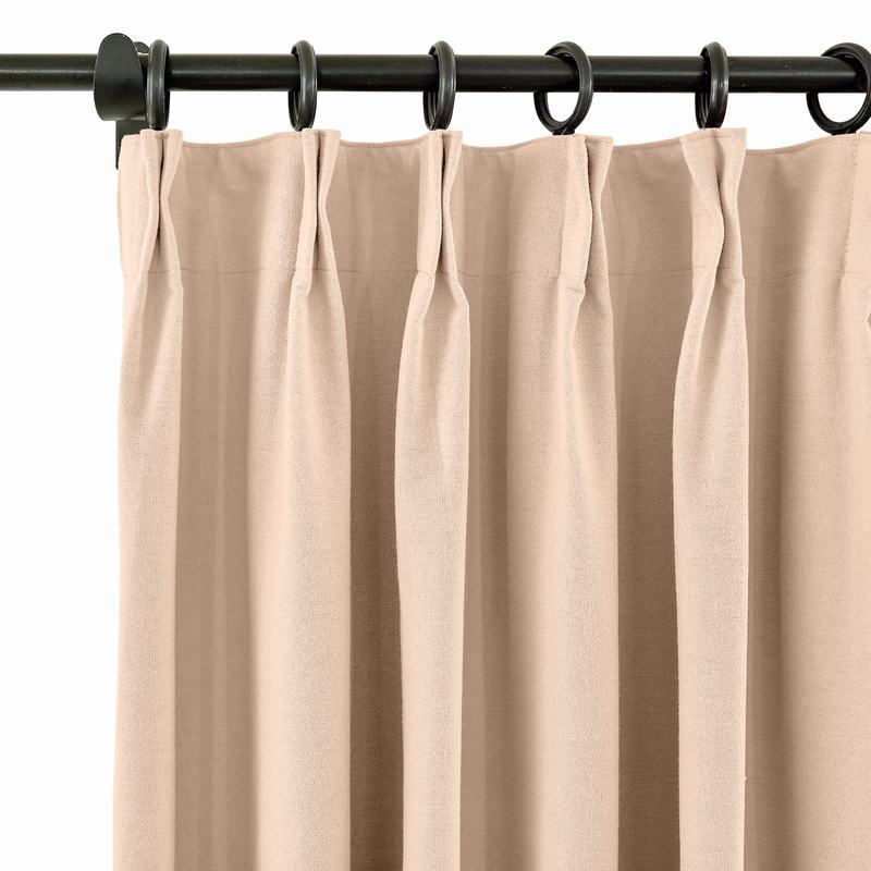 CUSTOM Capri Veiled Rose Blackout Curtains with Liner