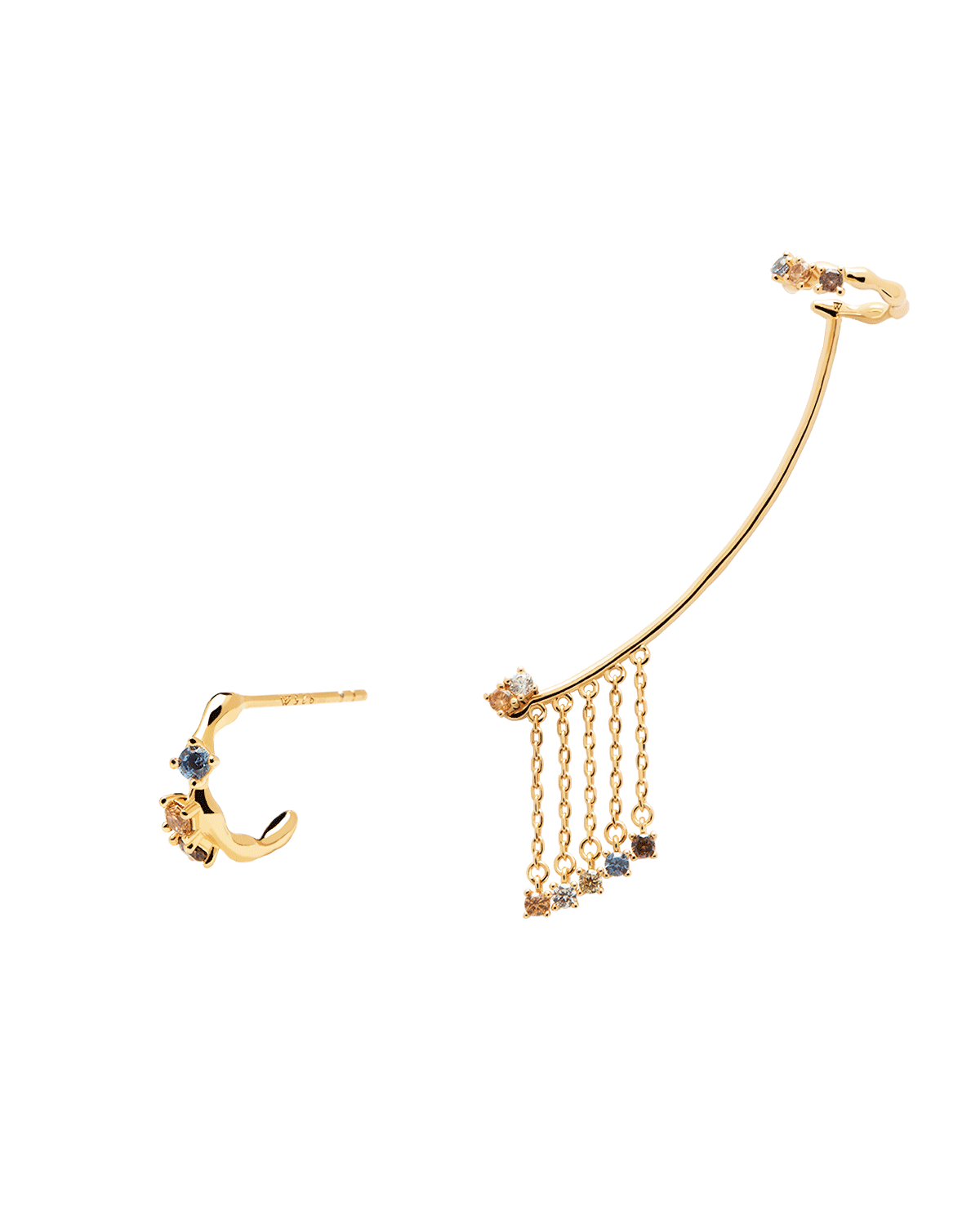 Pegasus Gold Earrings