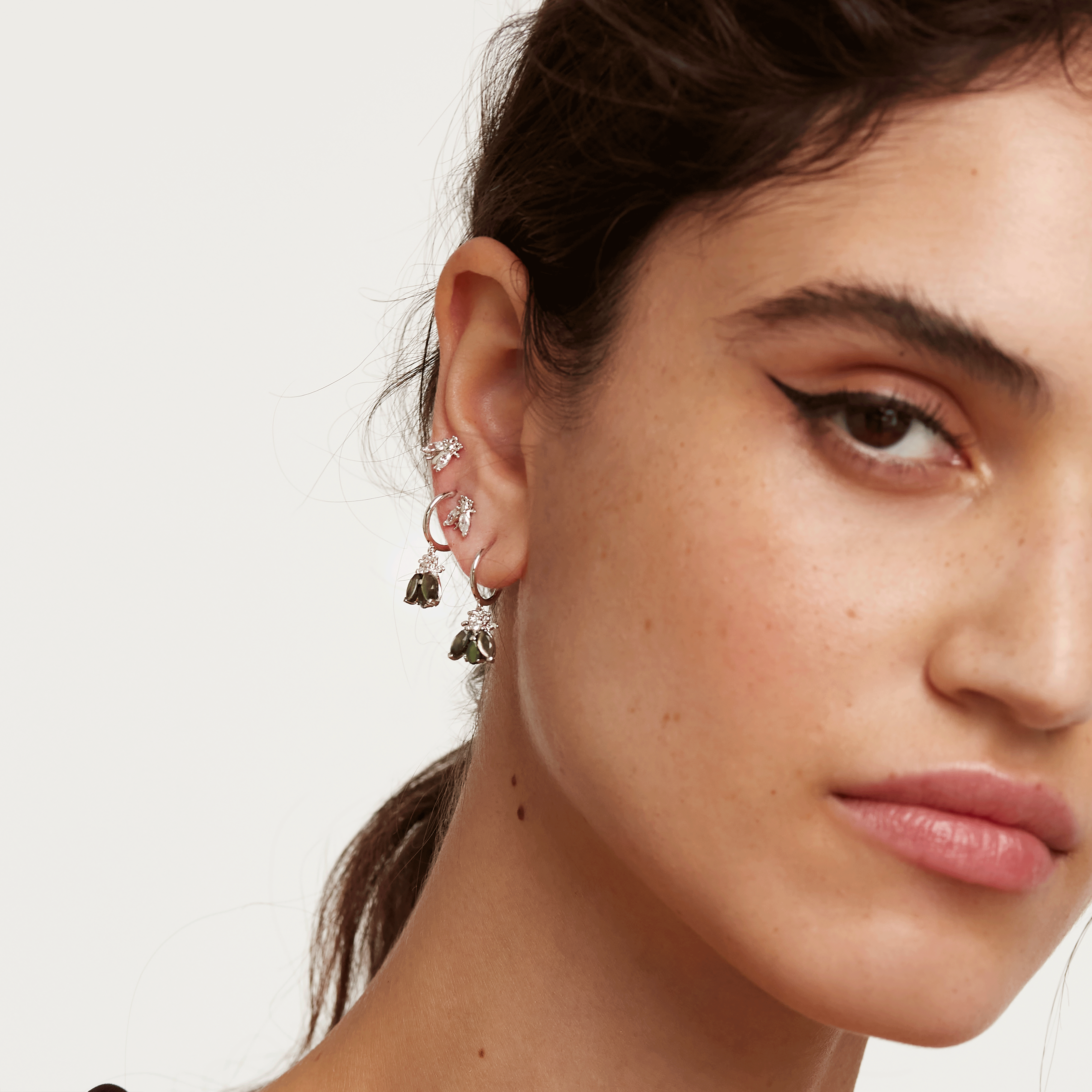 Buzz Silver Earrings