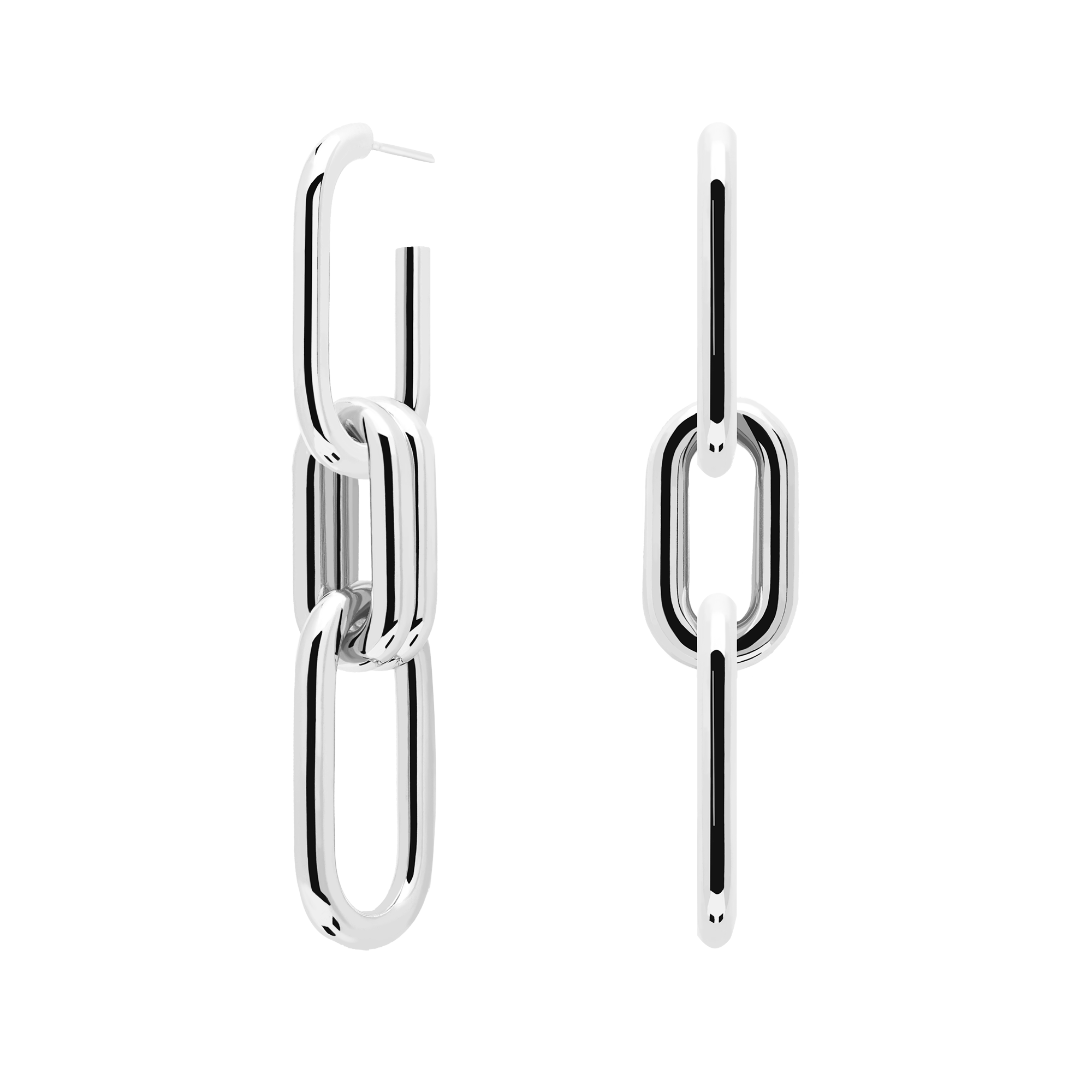 Muze silver earrings