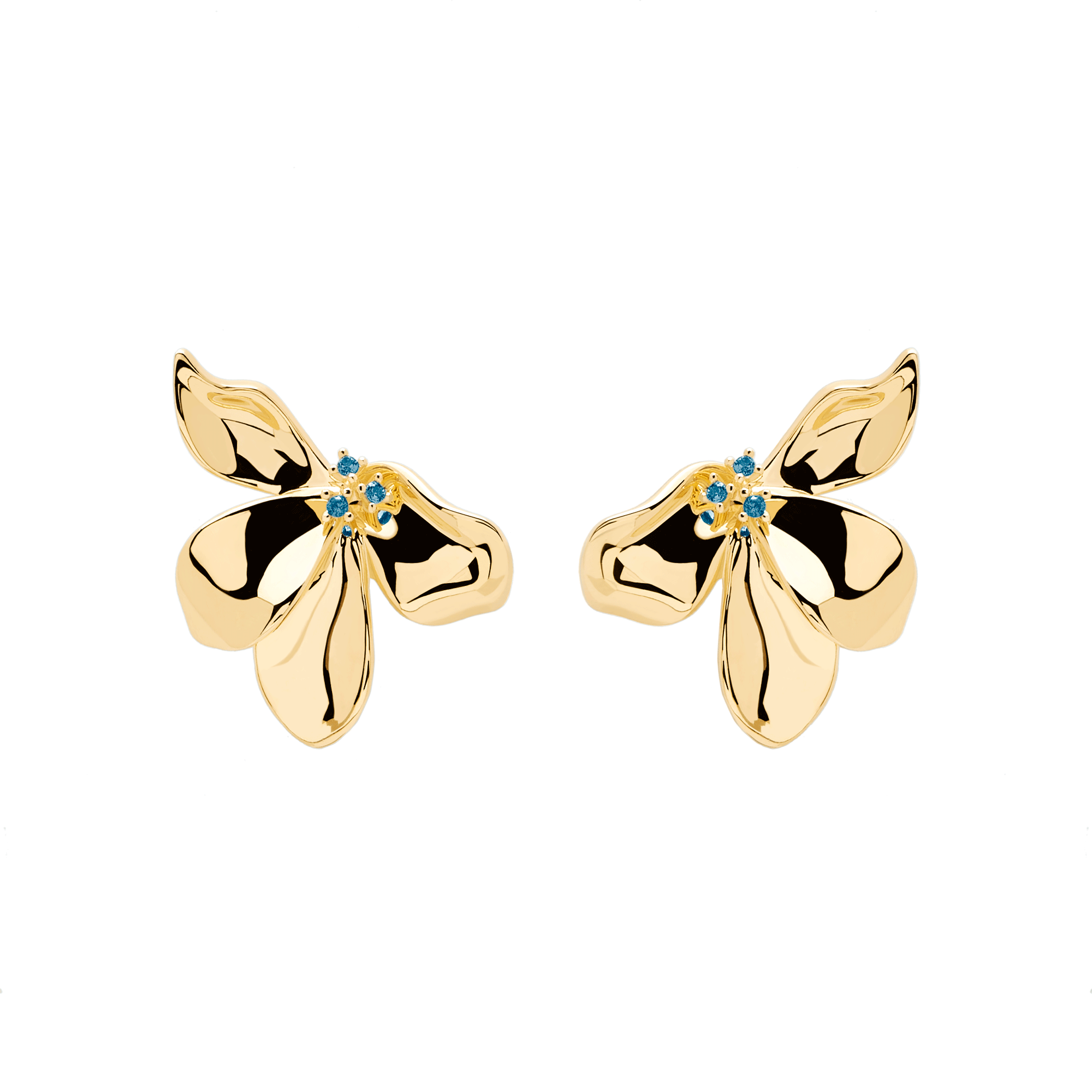 Fleur Gold Earrings