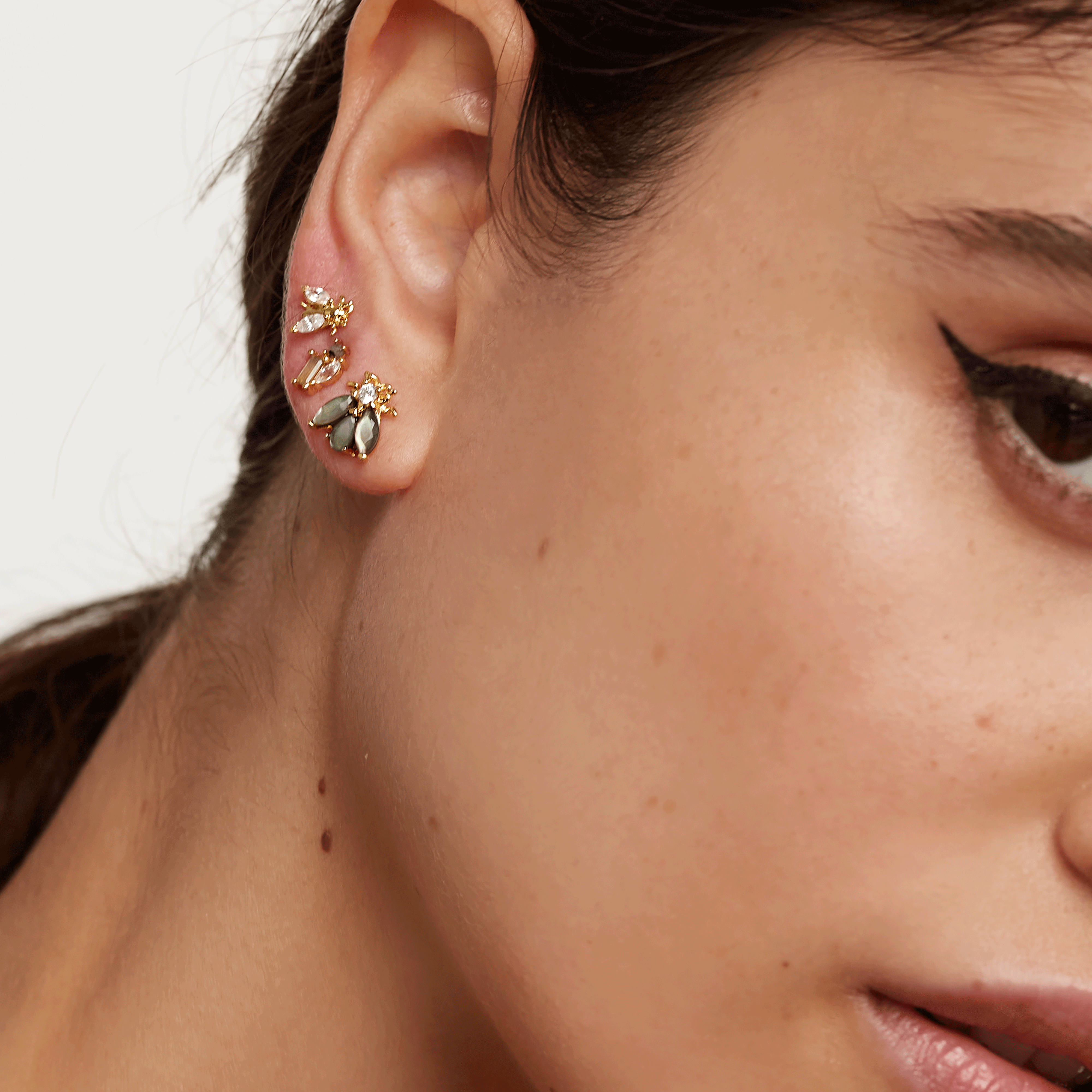 LA BAMBA GOLD EARRINGS SET