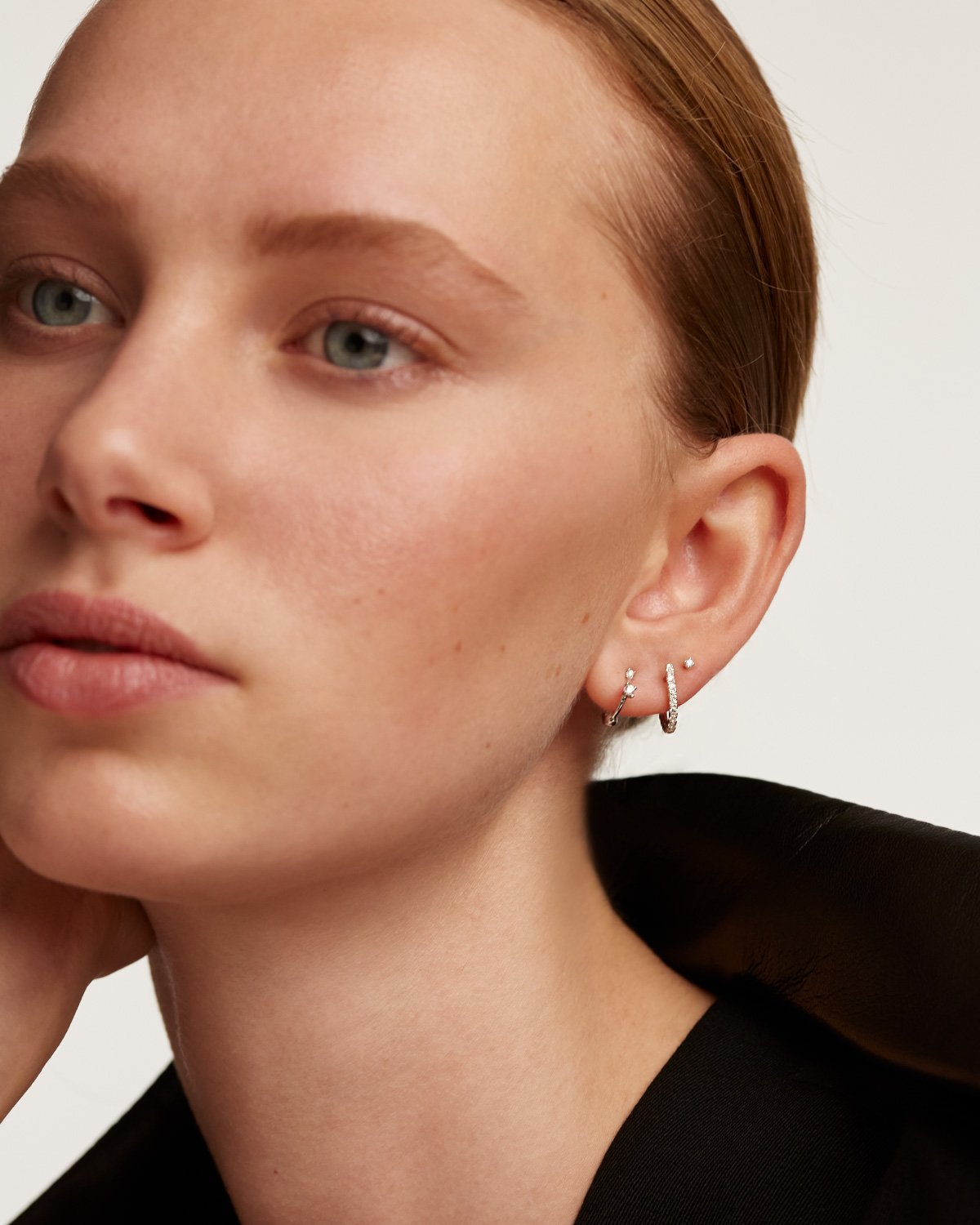 GRID Kaya Silver Earrings