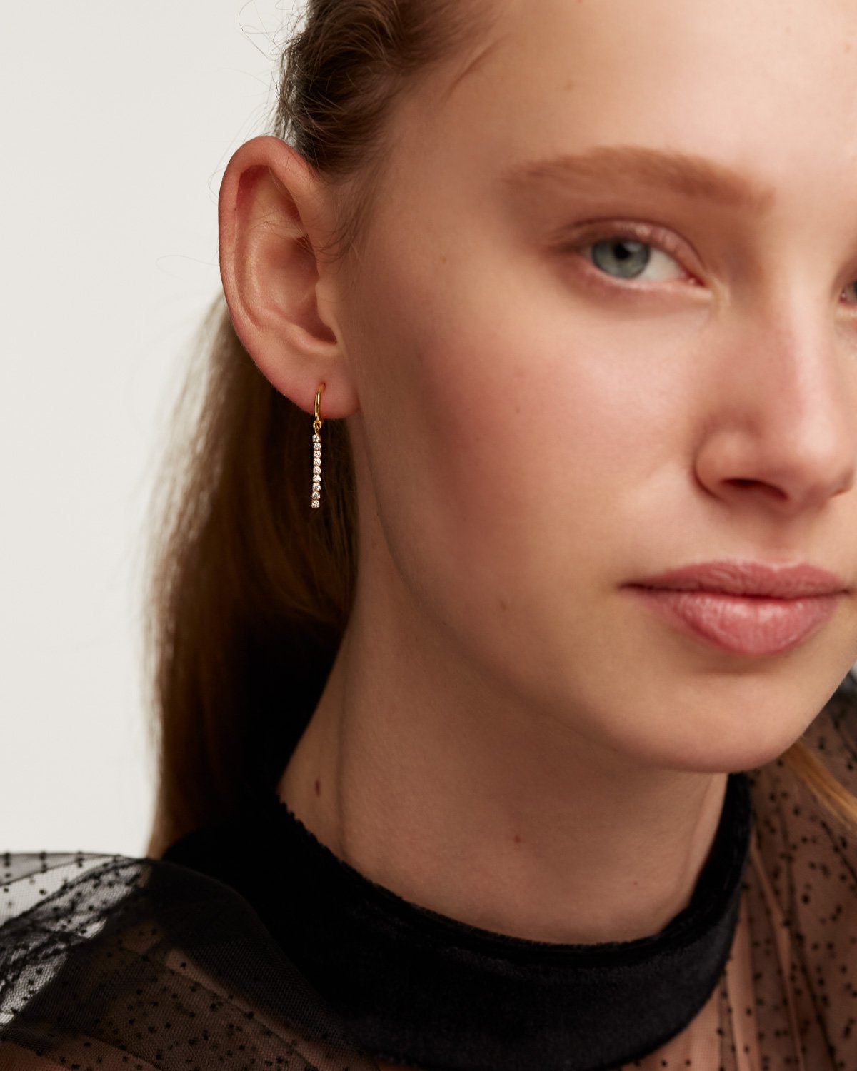 GRID Naomi Gold Earrings