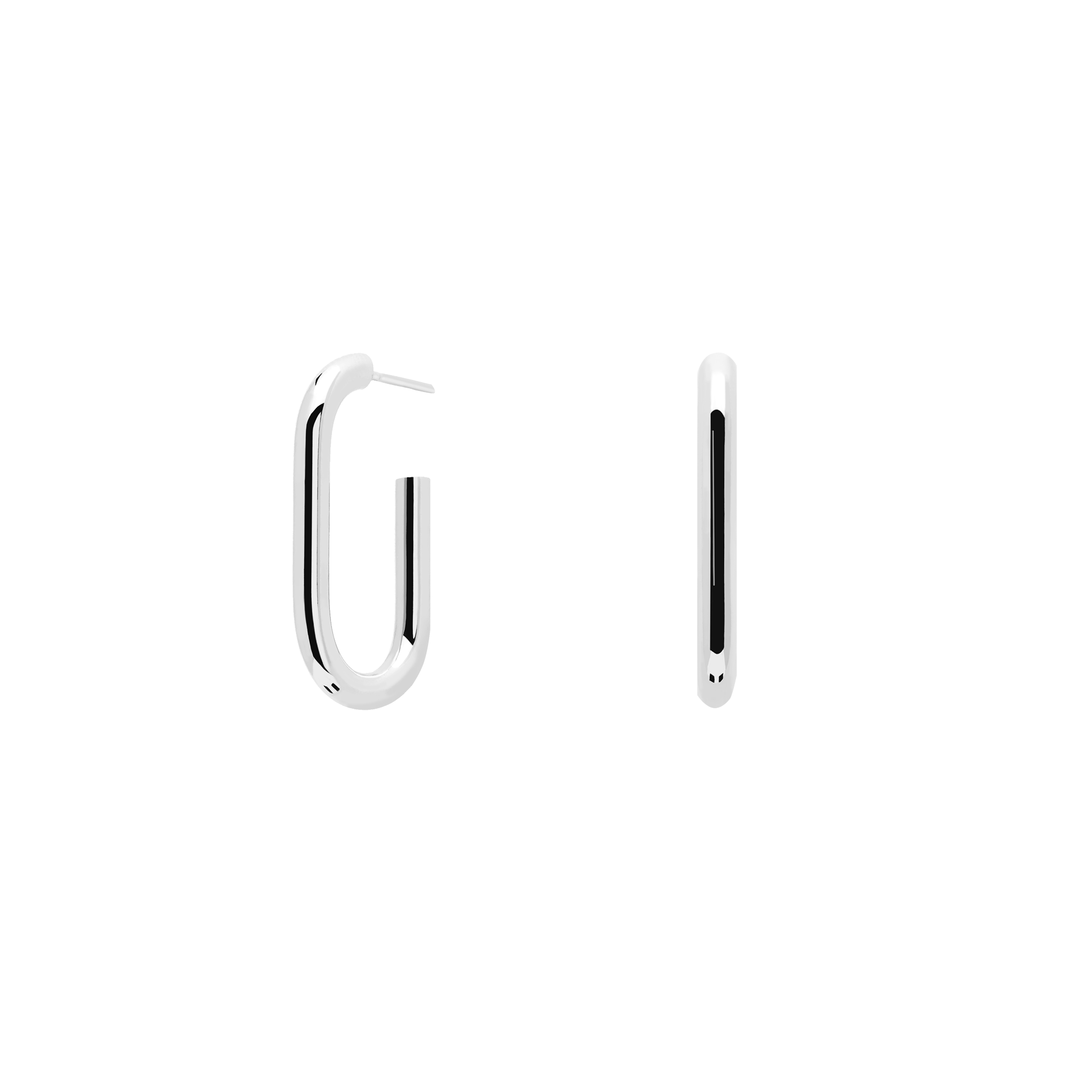 Muze silver earrings