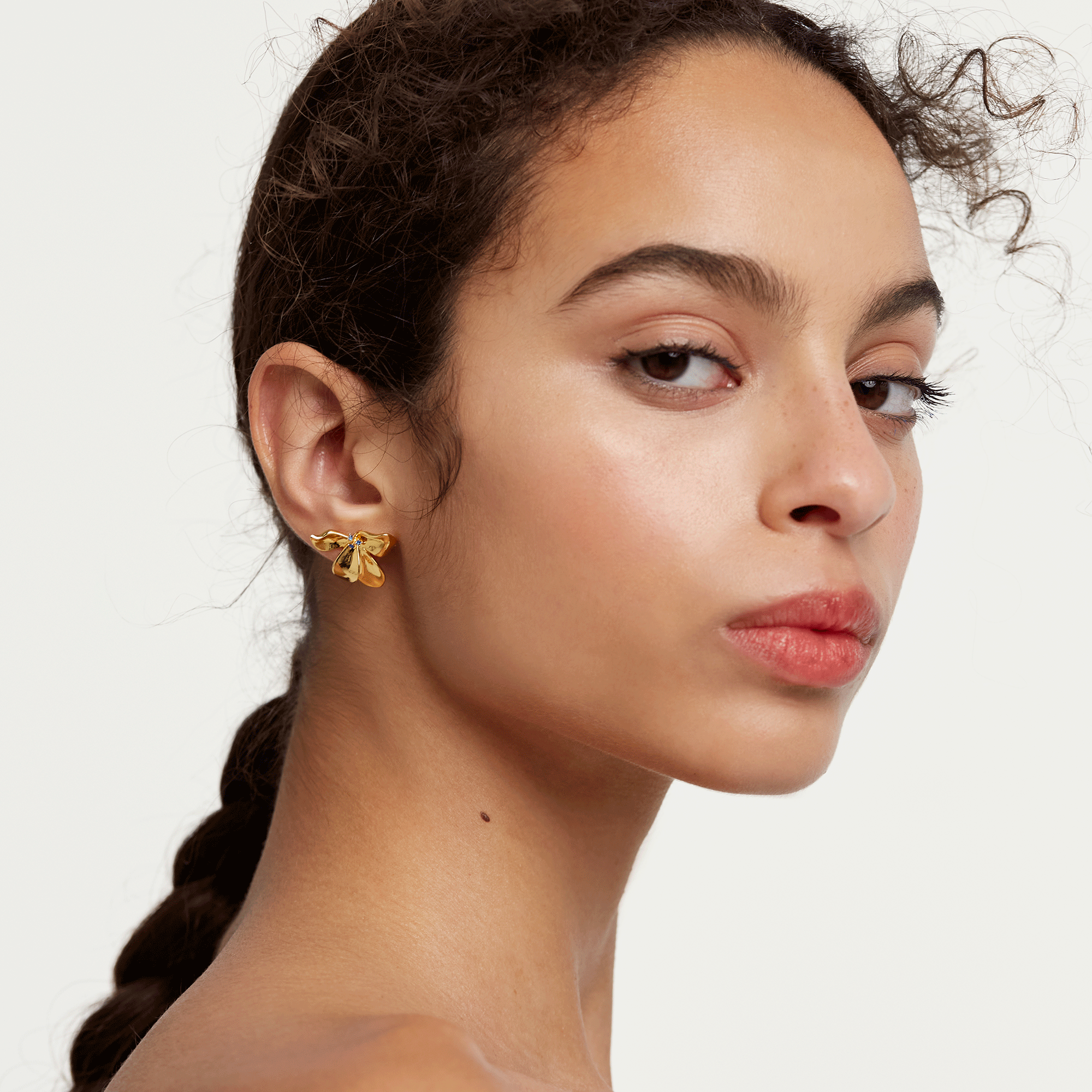 Fleur Gold Earrings