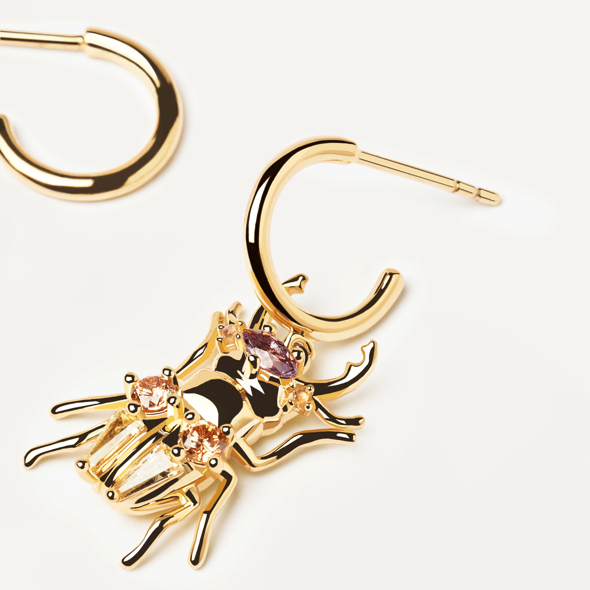 Strength Beetle Earrings