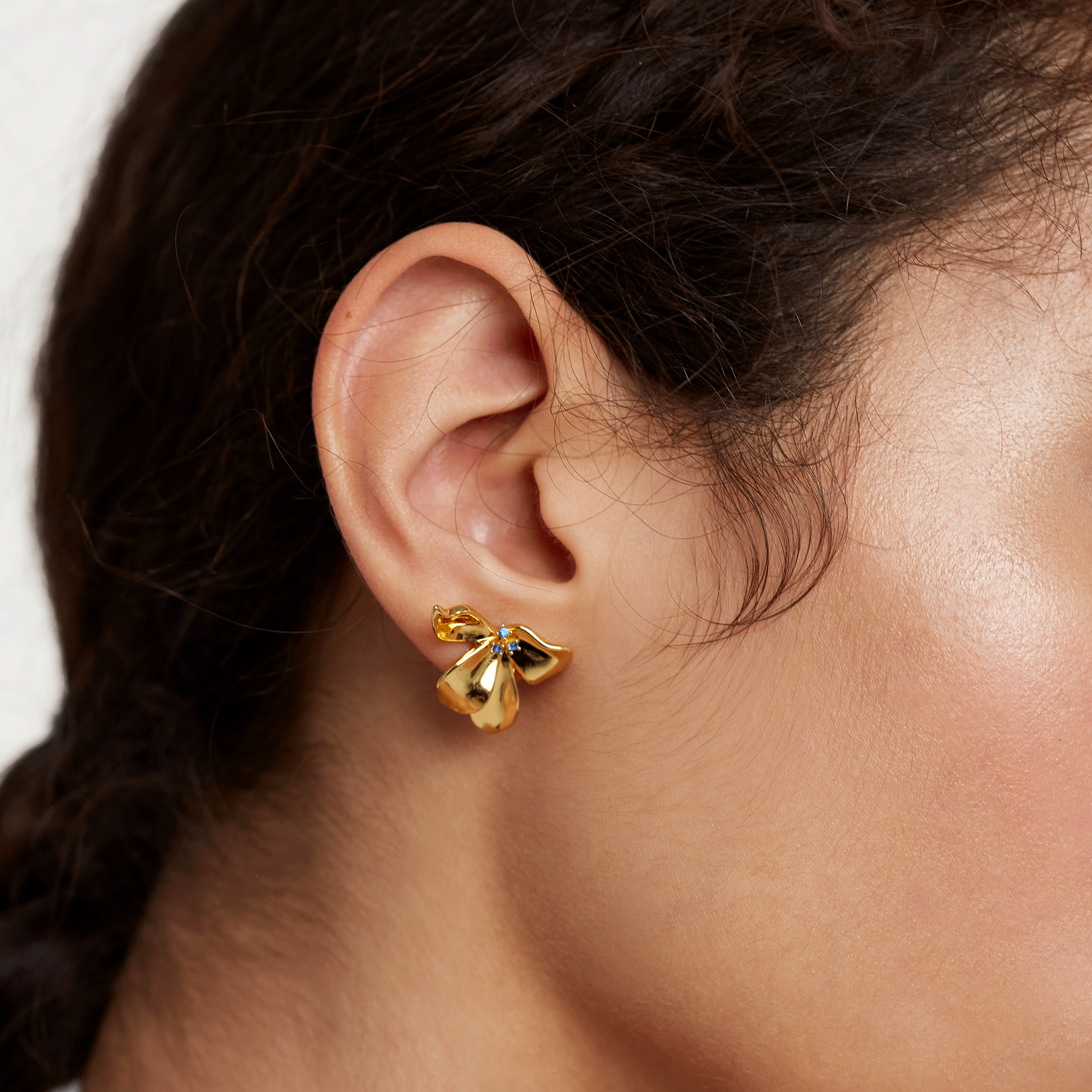 Fleur Gold Earrings