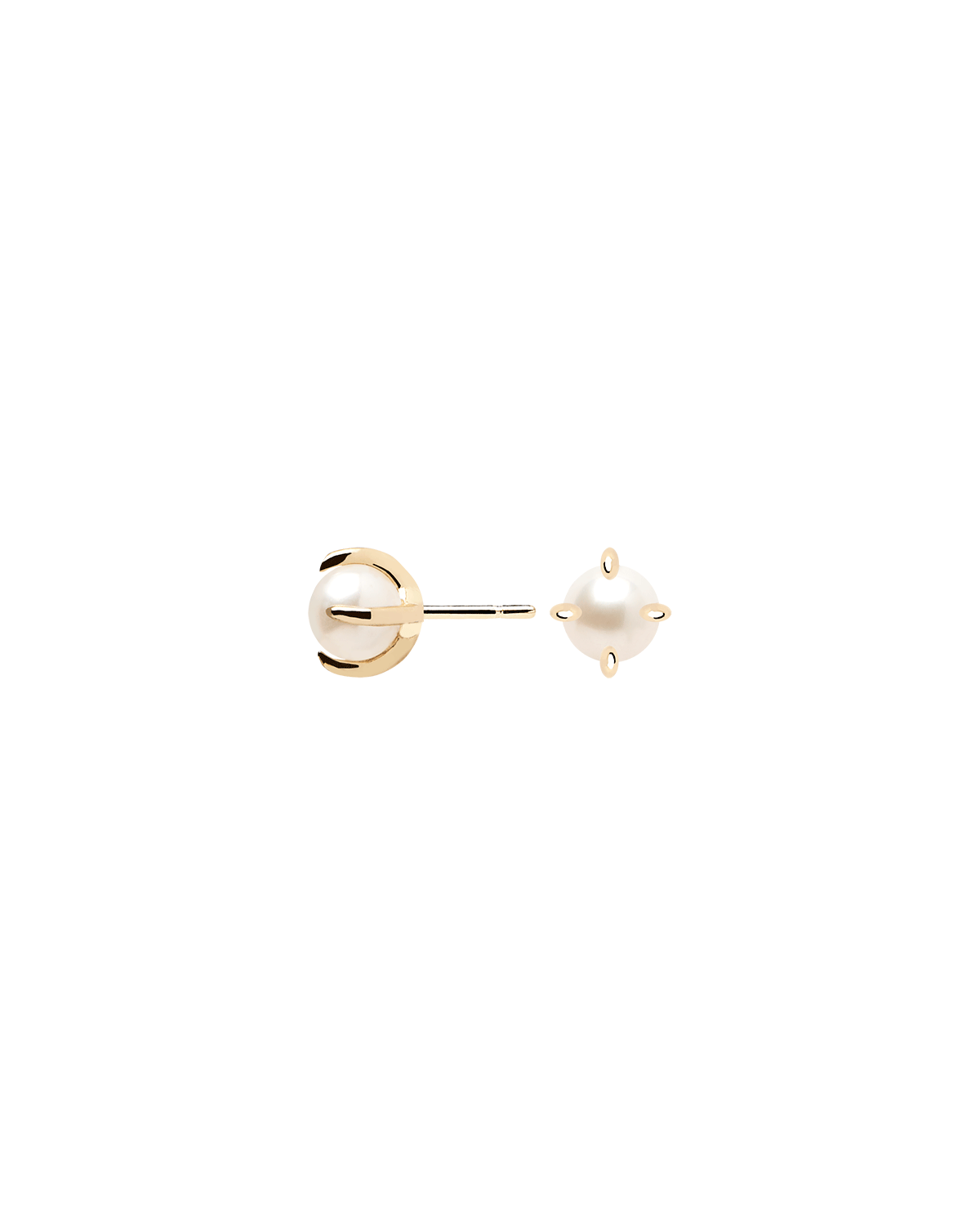 Solitary Pearl Earrings