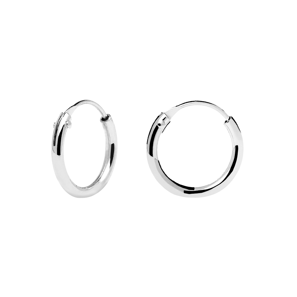 Mini Hoops Silver