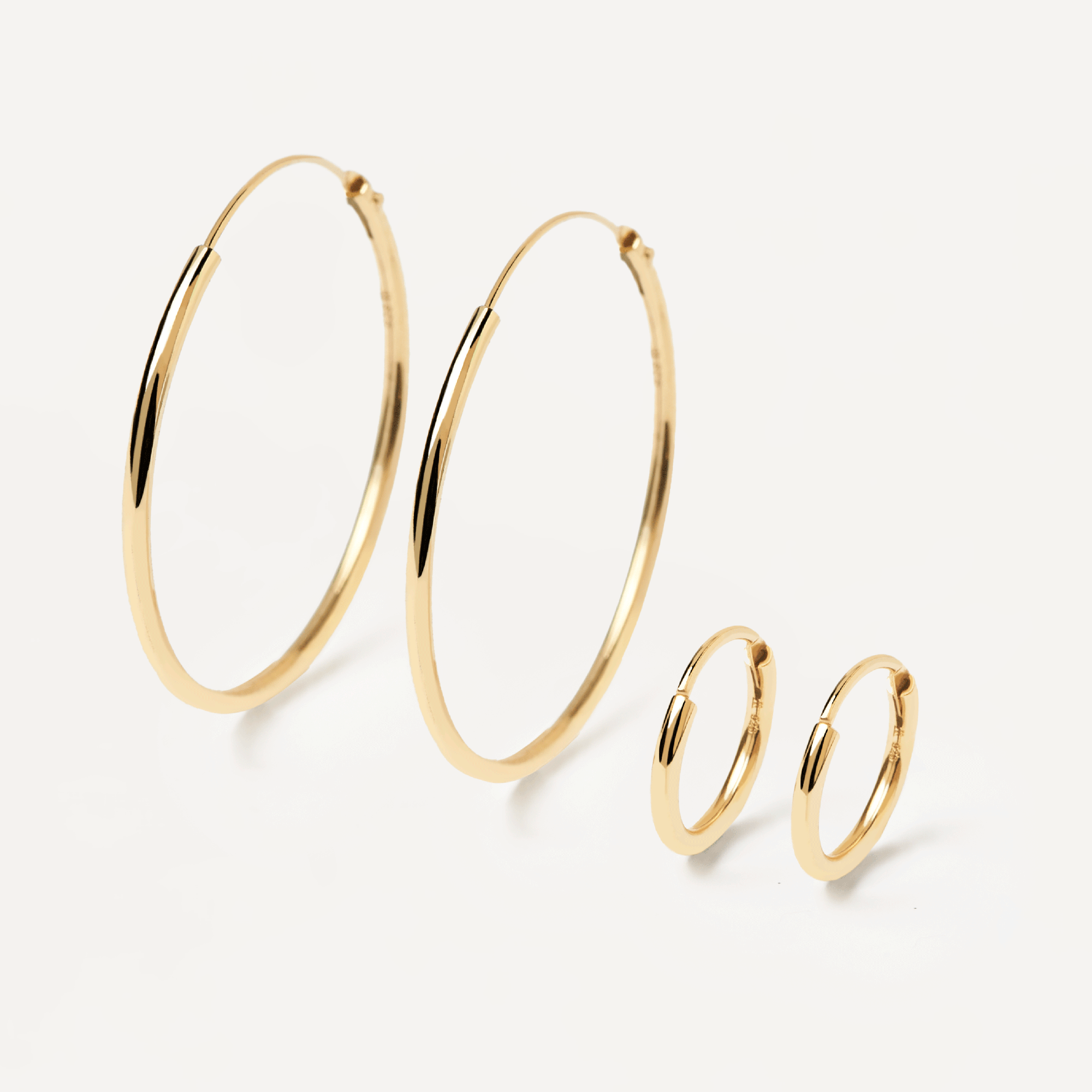Mini&Large Gold Hoops Bundle
