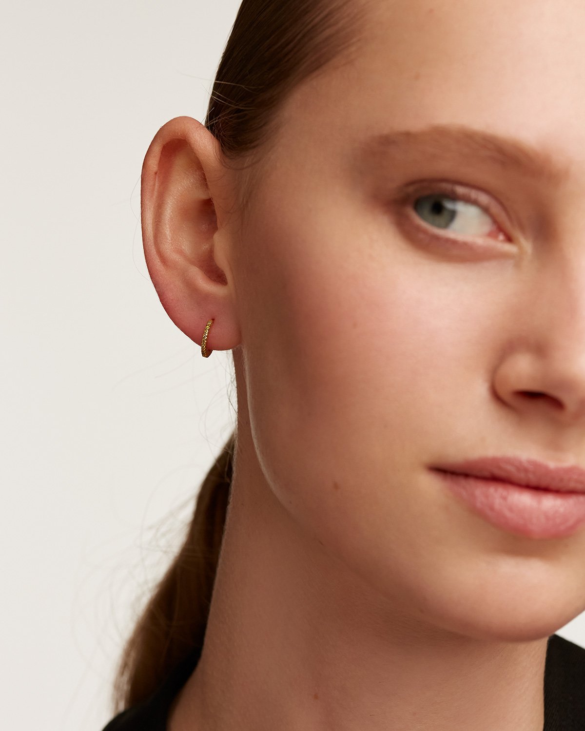 Olive Mini Hoops Gold