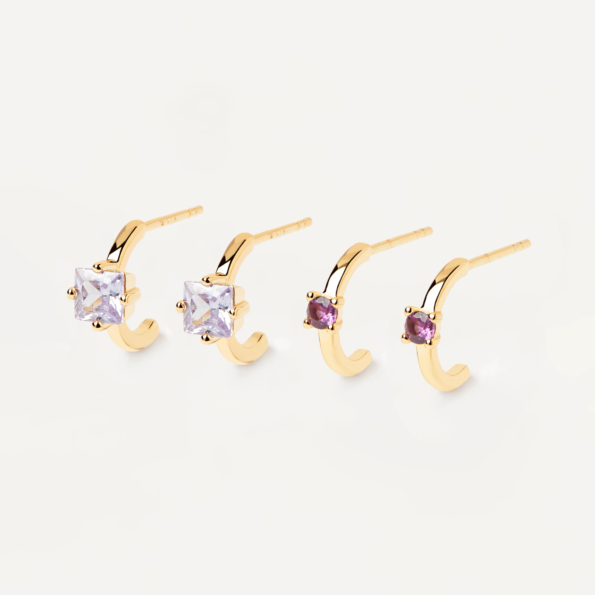 Lavender Lux Gold Earrings Bundle