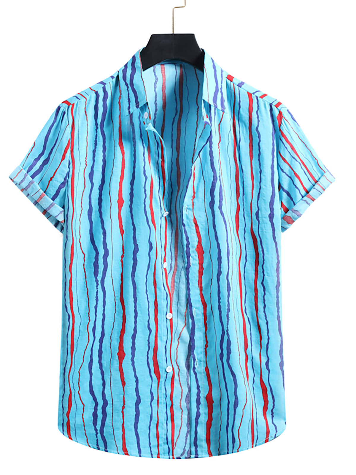 Mens Hawaiian Print Shirt