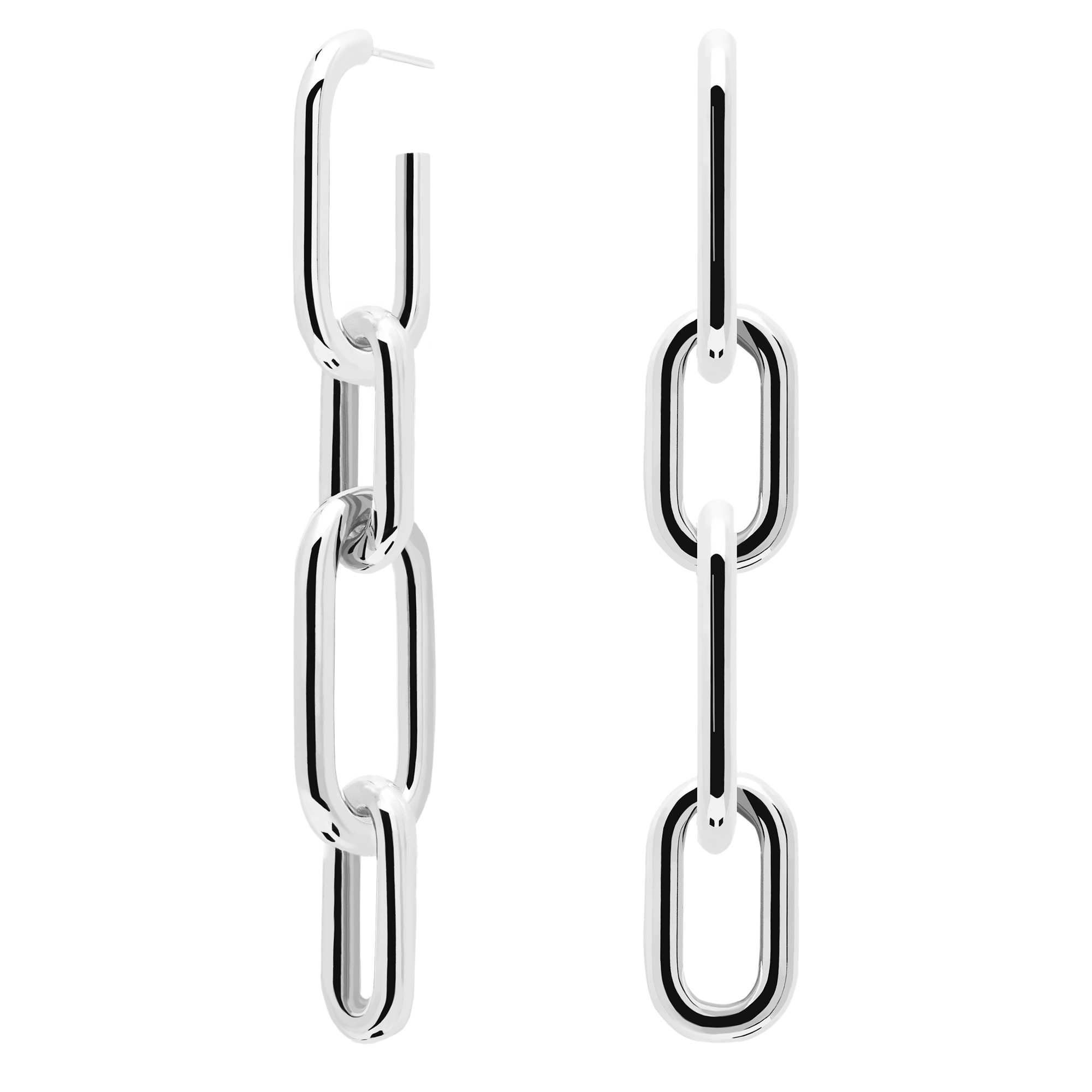 Muze silver earrings