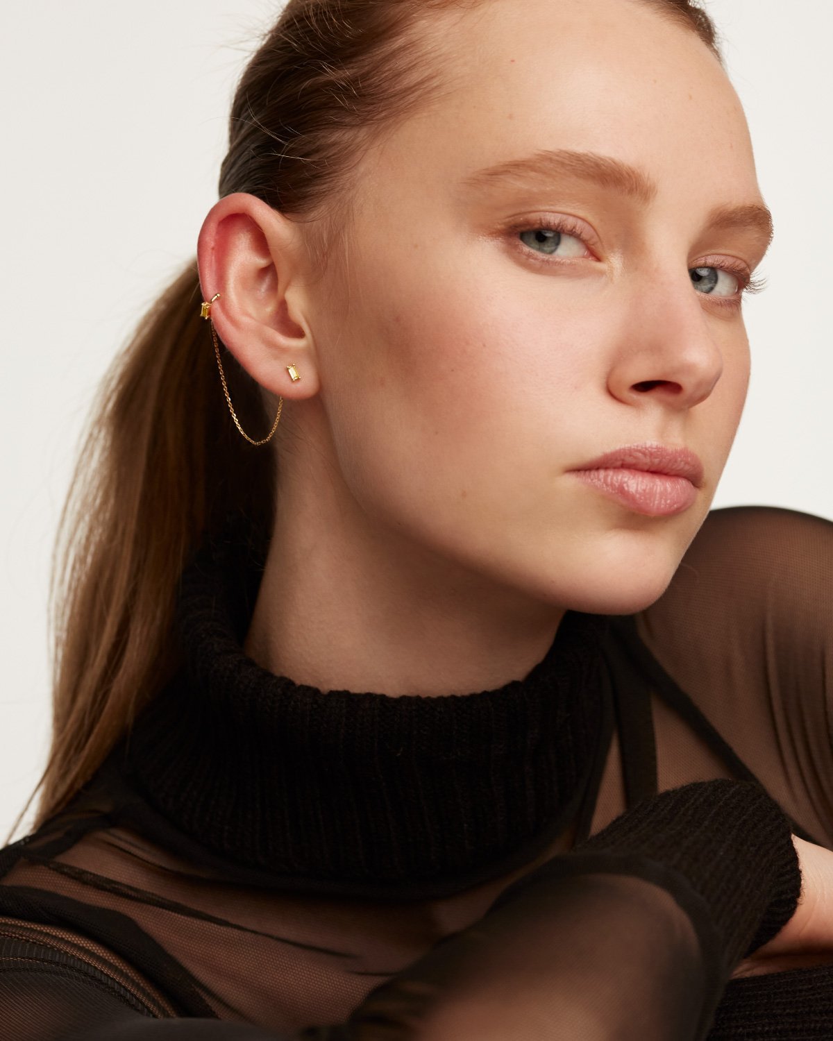 GRID Maka Gold Earrings