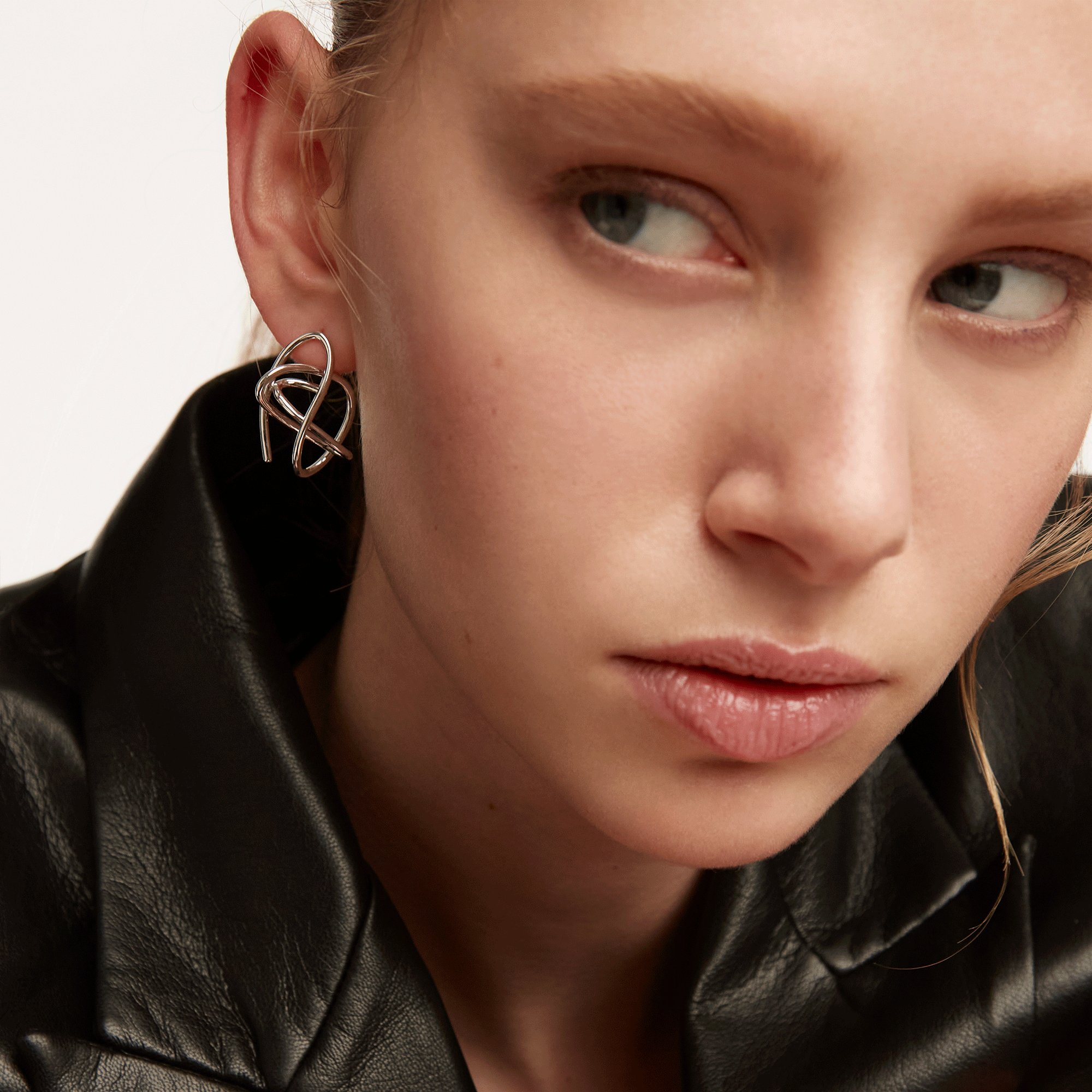 Esha Silver Earrings