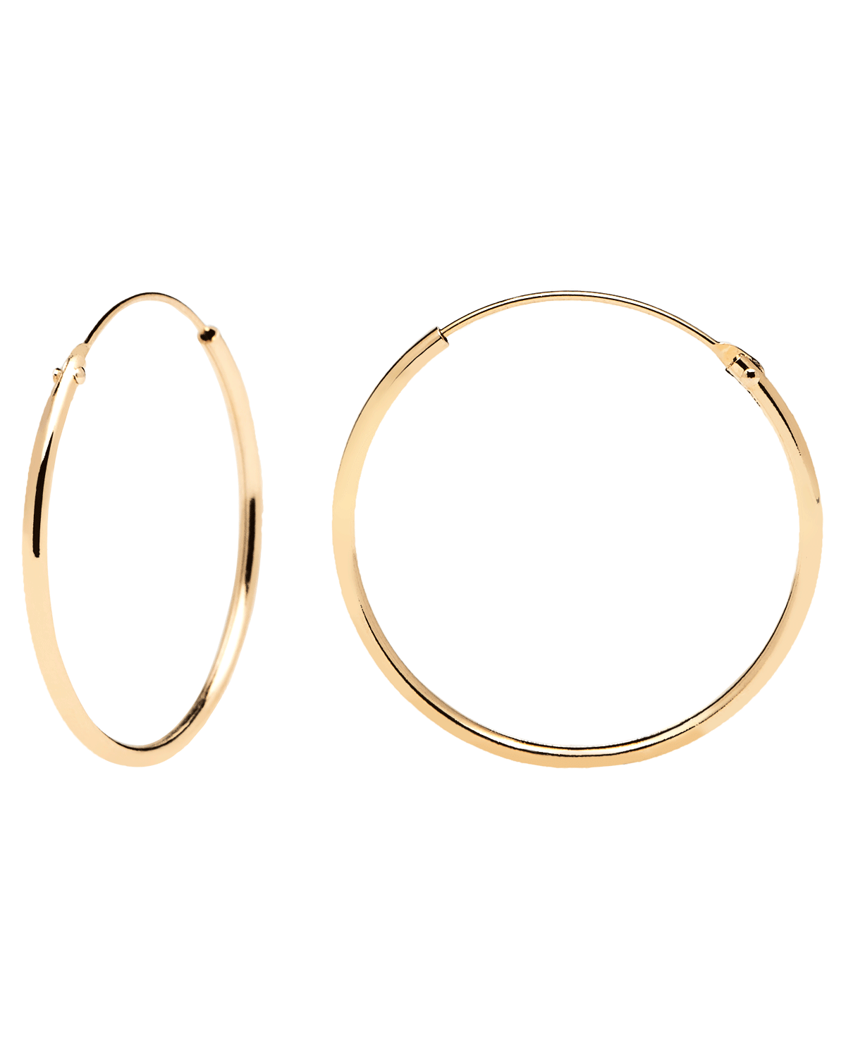 Large Hoops Gold