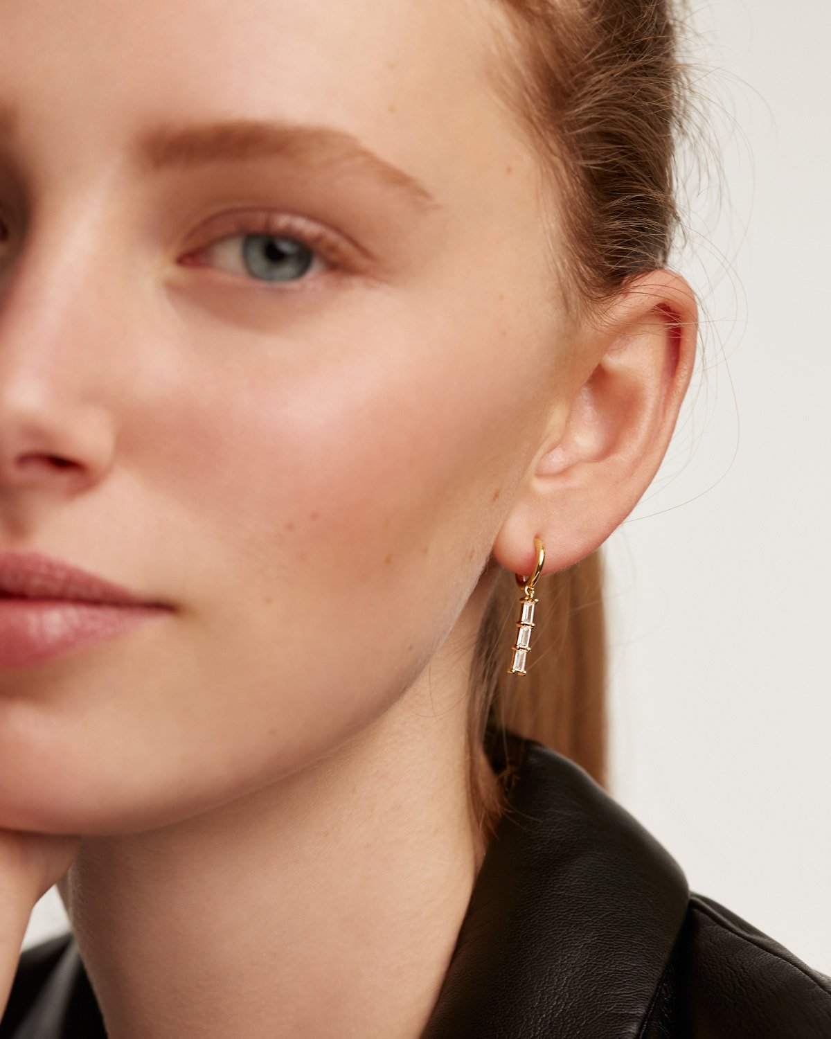 GRID Binti Gold Earrings