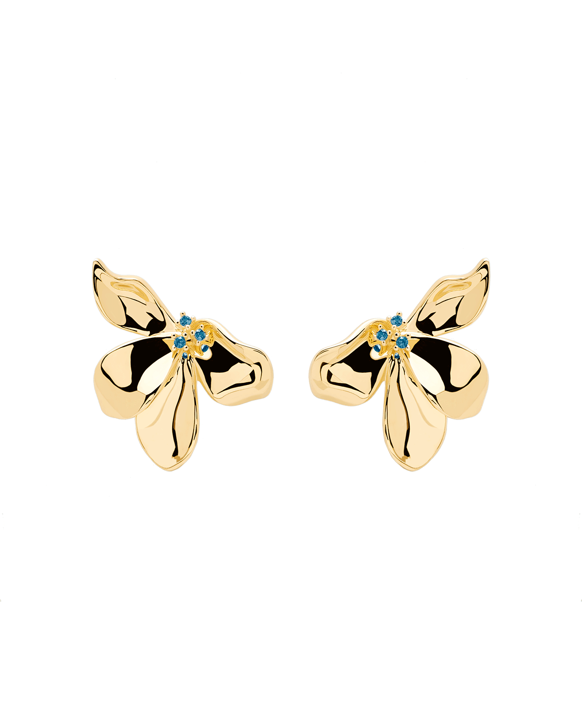 Fleur Gold Earrings