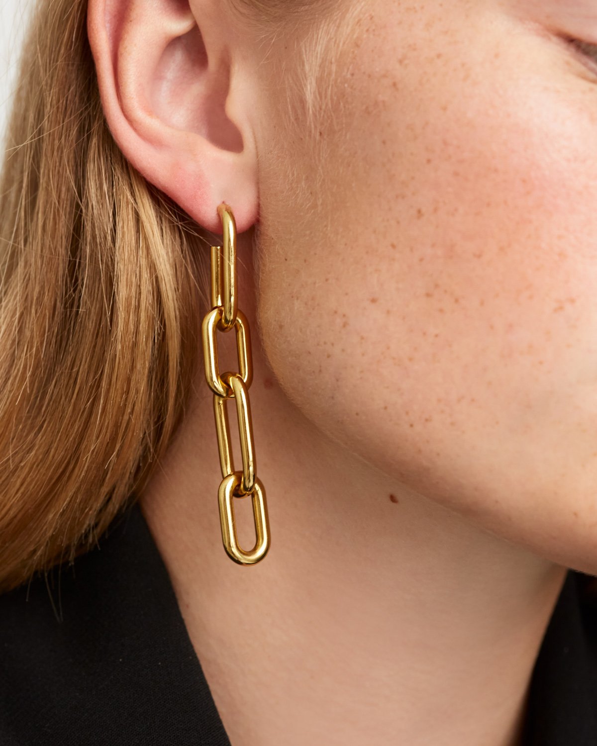GRID MUZE GOLD EARRINGS