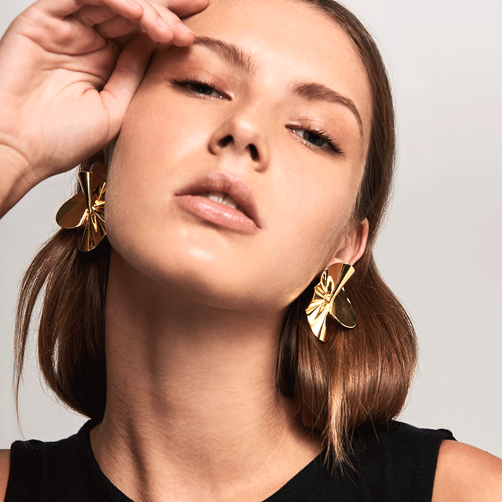 Nomad Gold Earrings