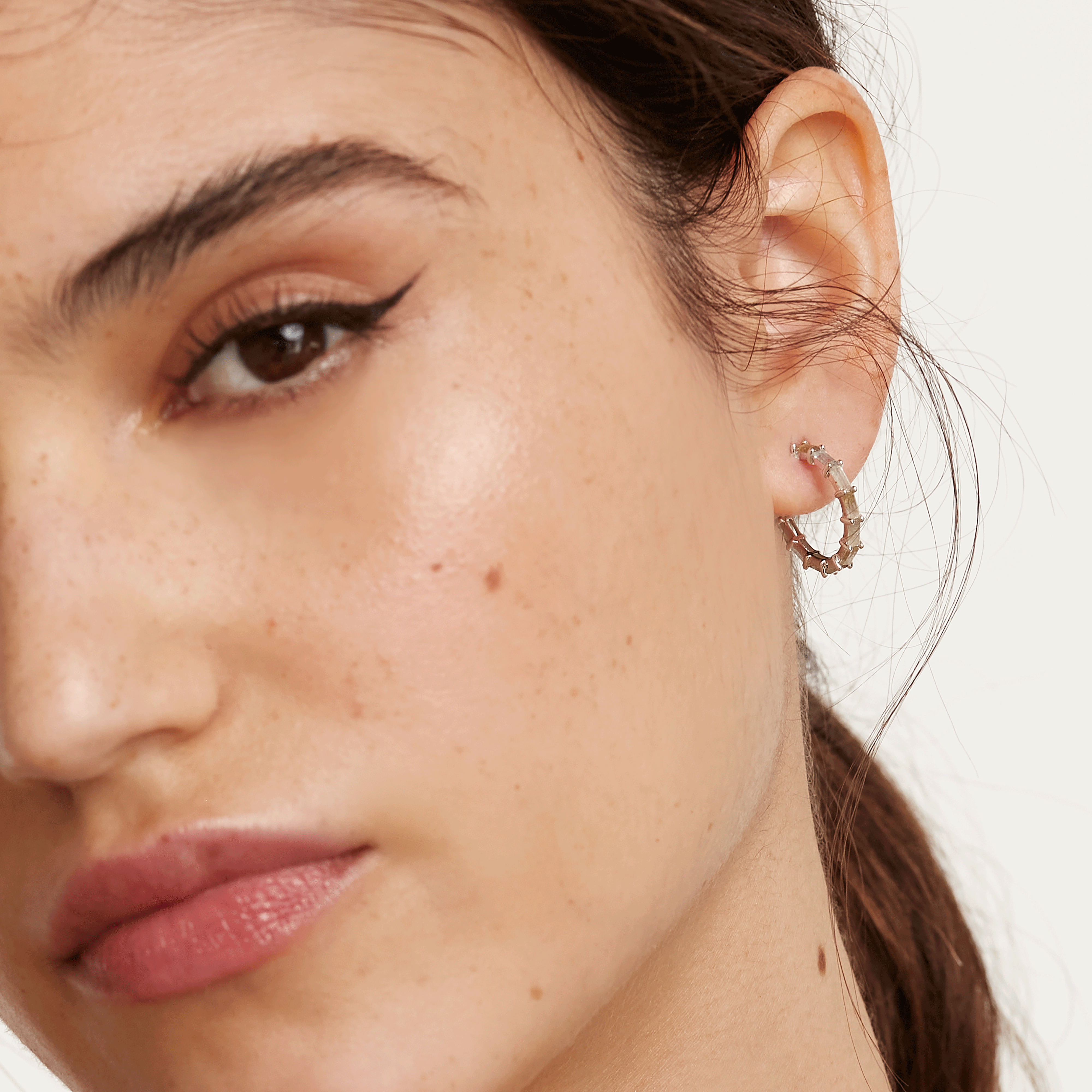 Pistil Silver Earrings