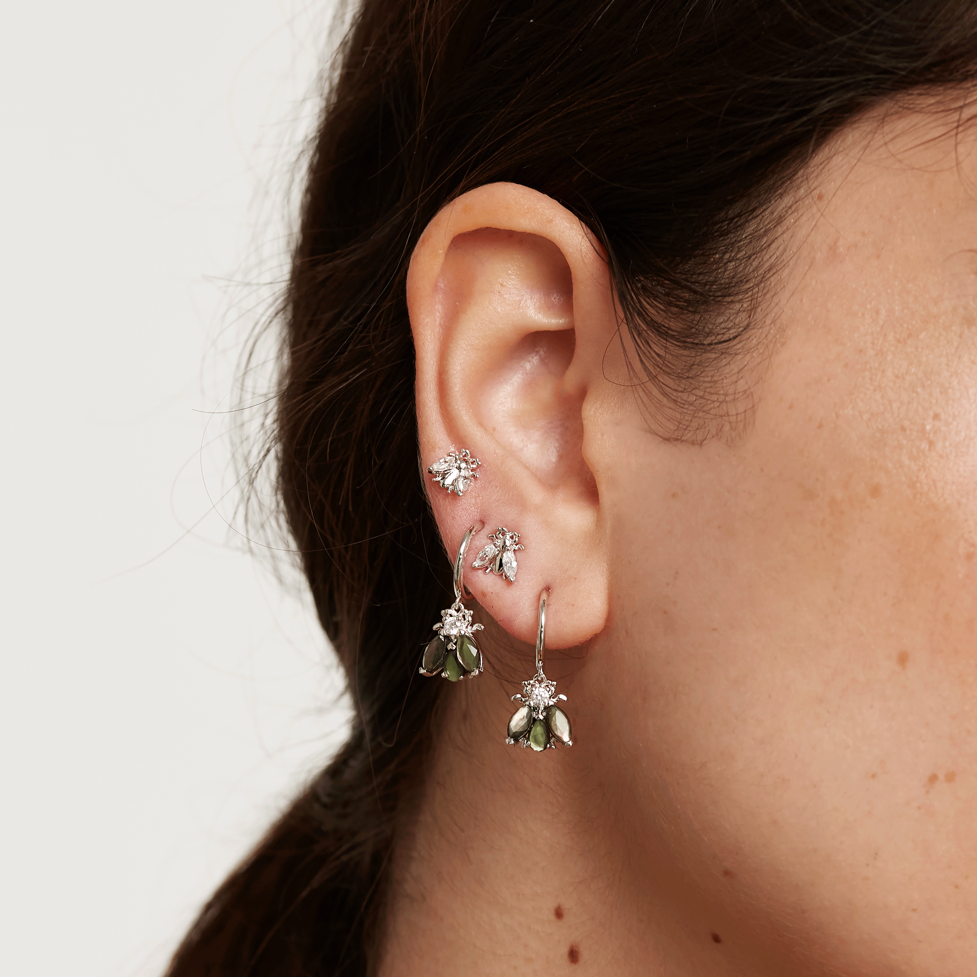 Buzz Silver Earrings