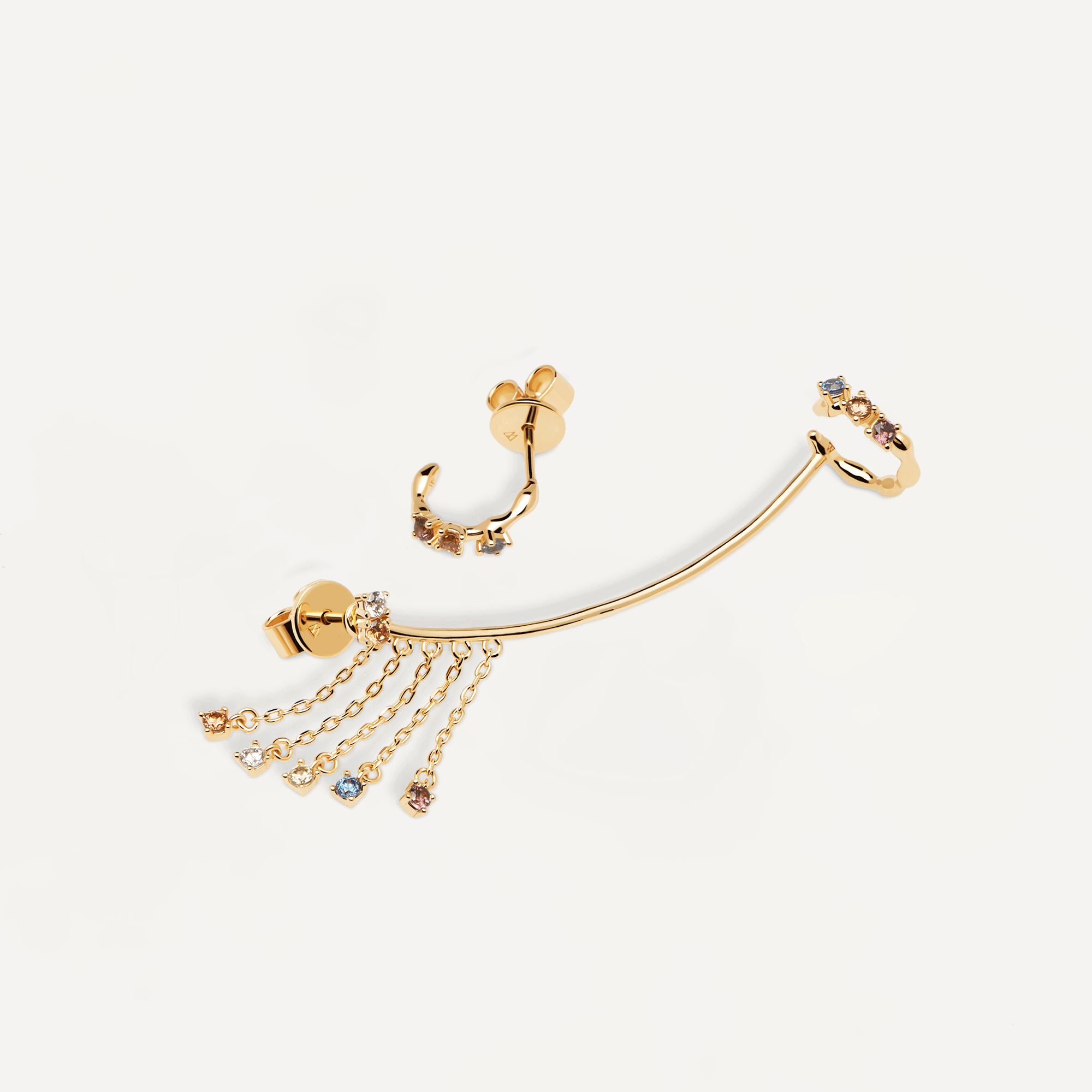 Pegasus Gold Earrings