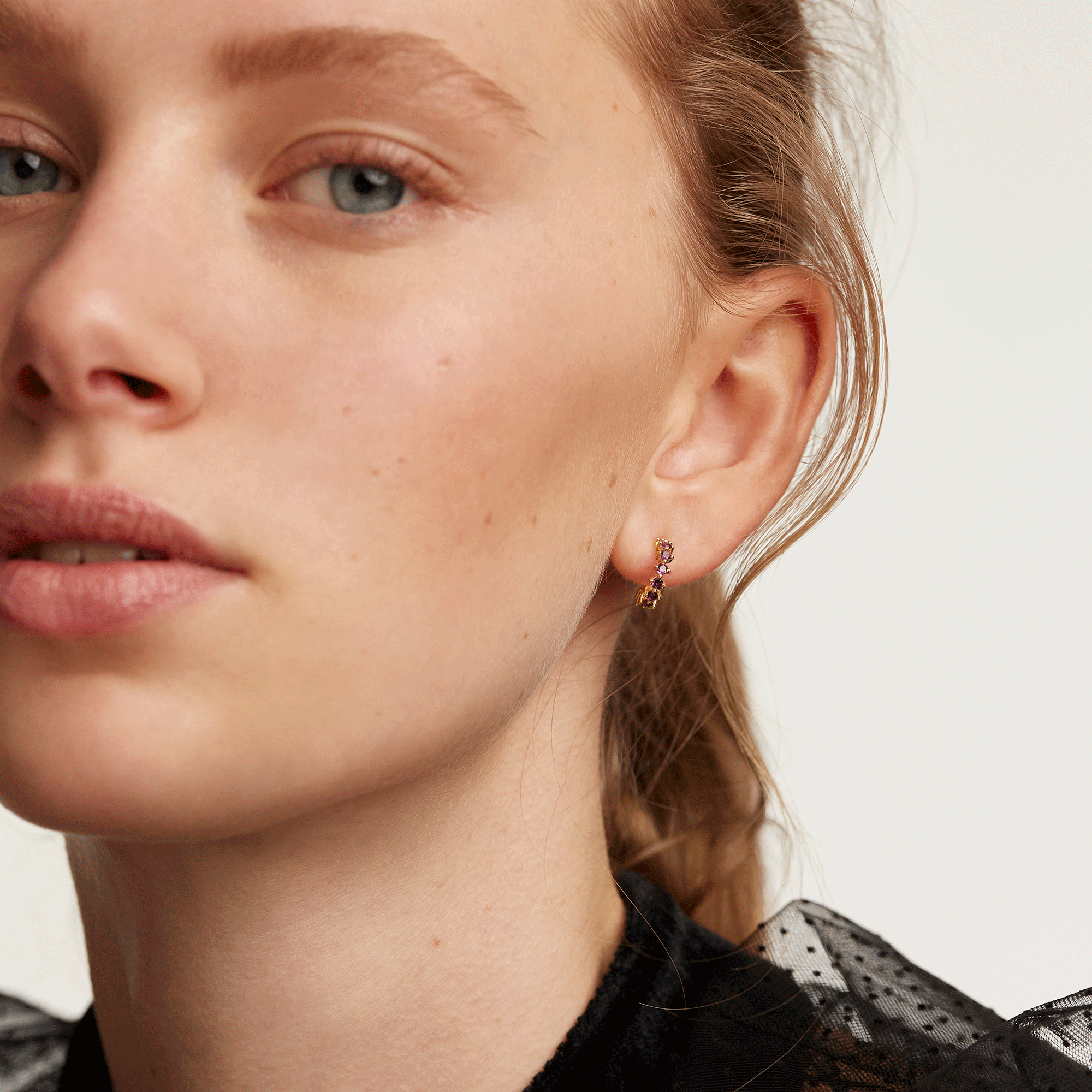 Violet Bird earrings