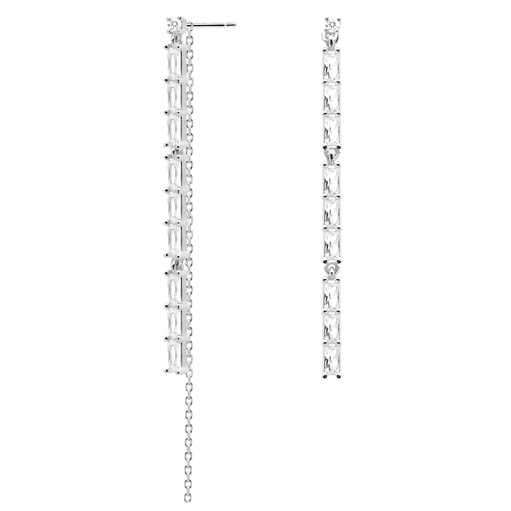 Idris Silver earrings