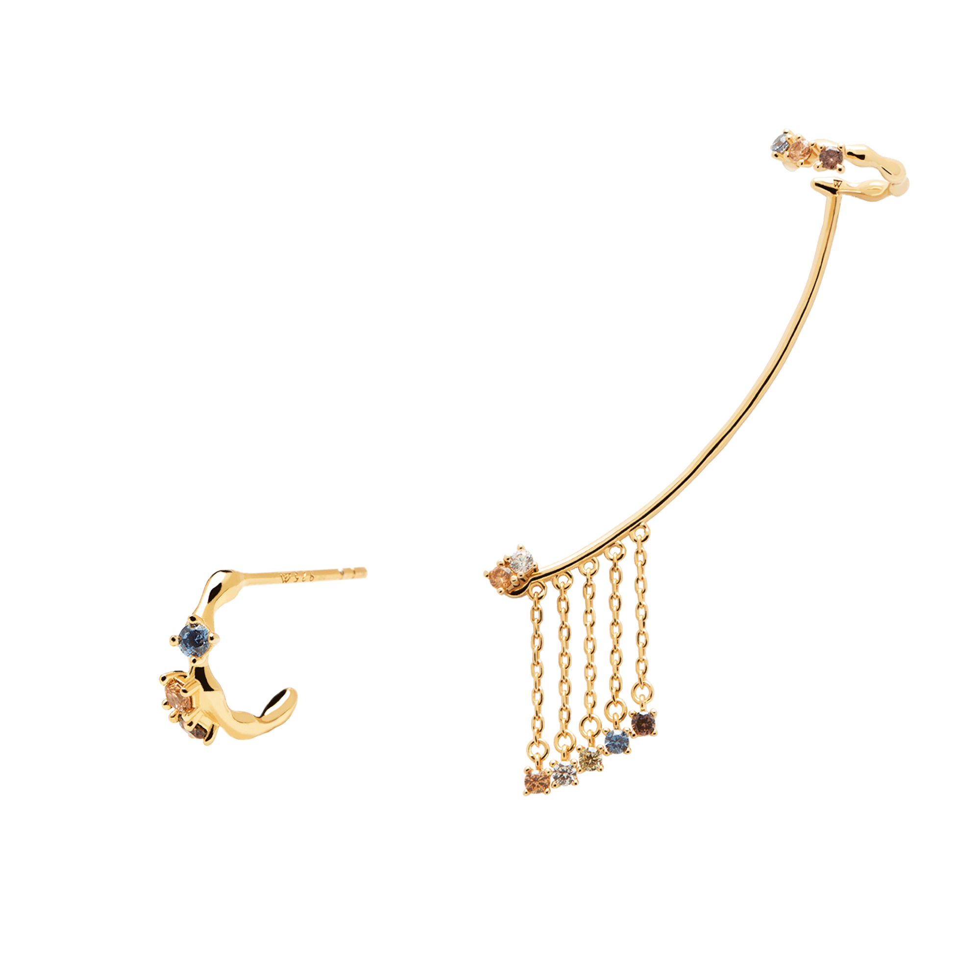 Pegasus Gold Earrings