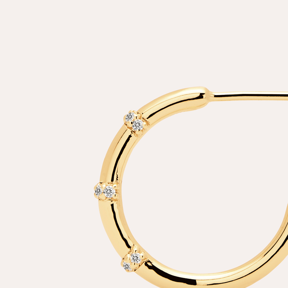 Horizon Gold Earrings