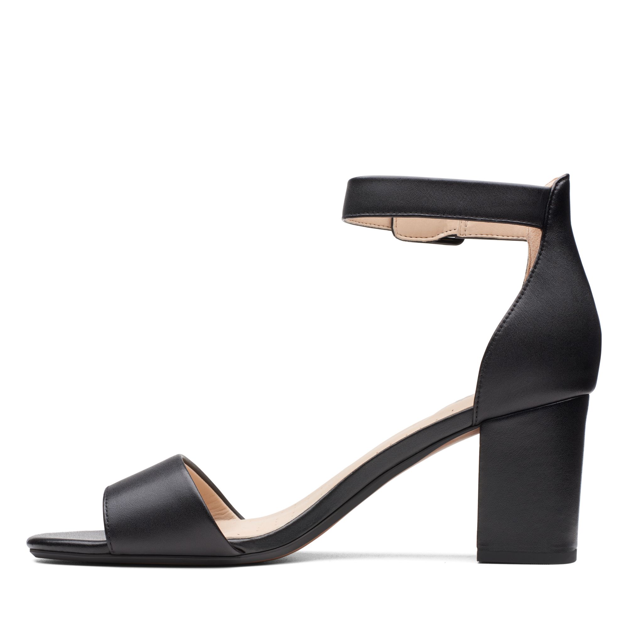 Women Sandals Deva Mae Black Leather