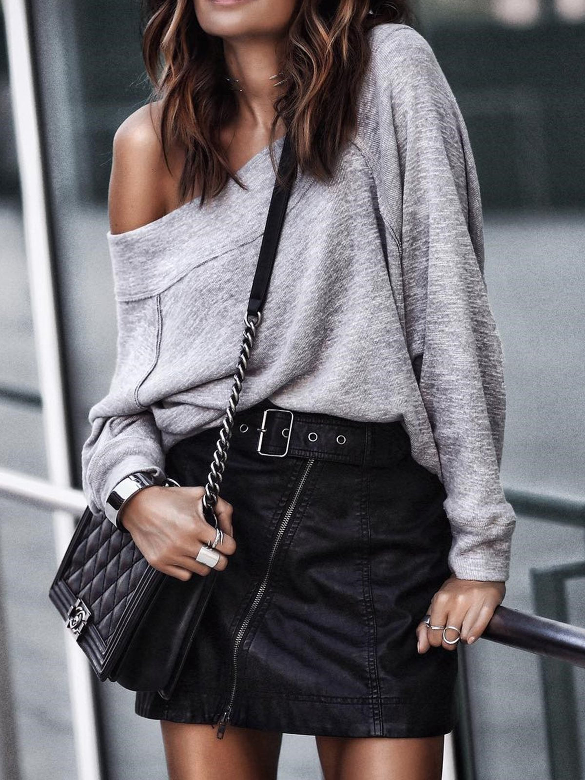 Casual Plus size street wind sweater