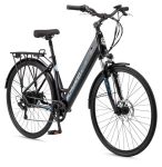 Electric Bike, 18.5-Inch Aluminum Frame, 7 Speed, 700c Wheels, 375Wh Battery