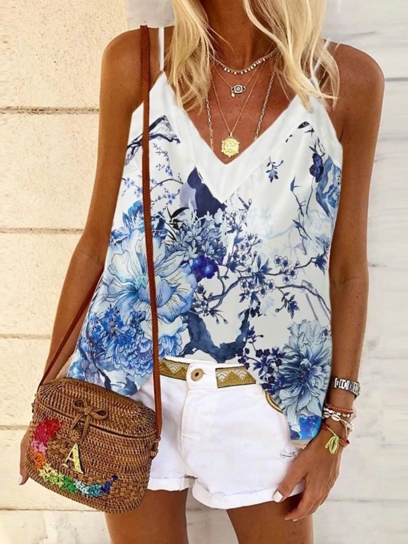 Casual Cotton-Blend Shirts & Tops