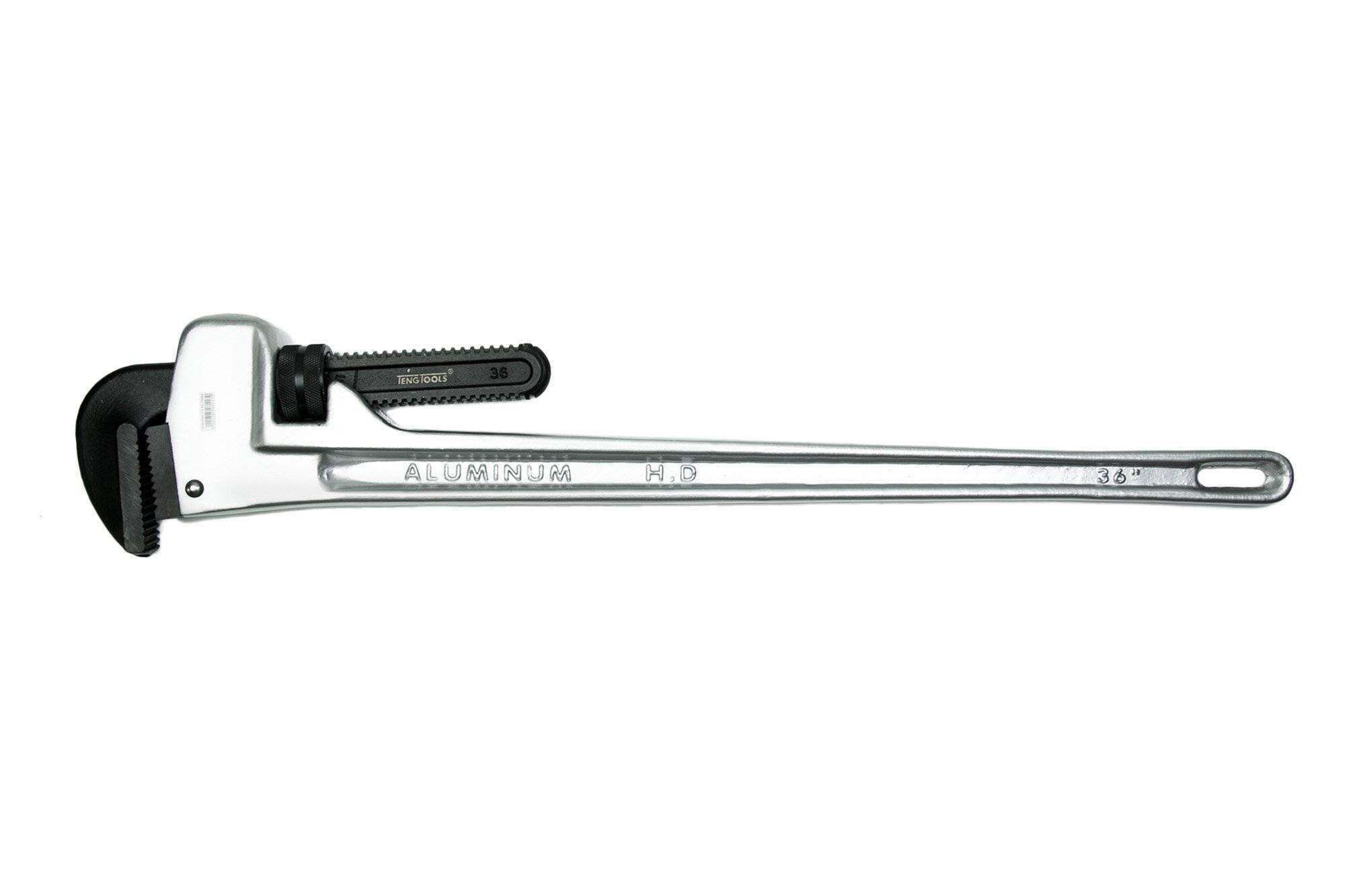 Teng Tools �C 36 Inch Aluminium Pipe Wrench �C TEN-O-PW36A